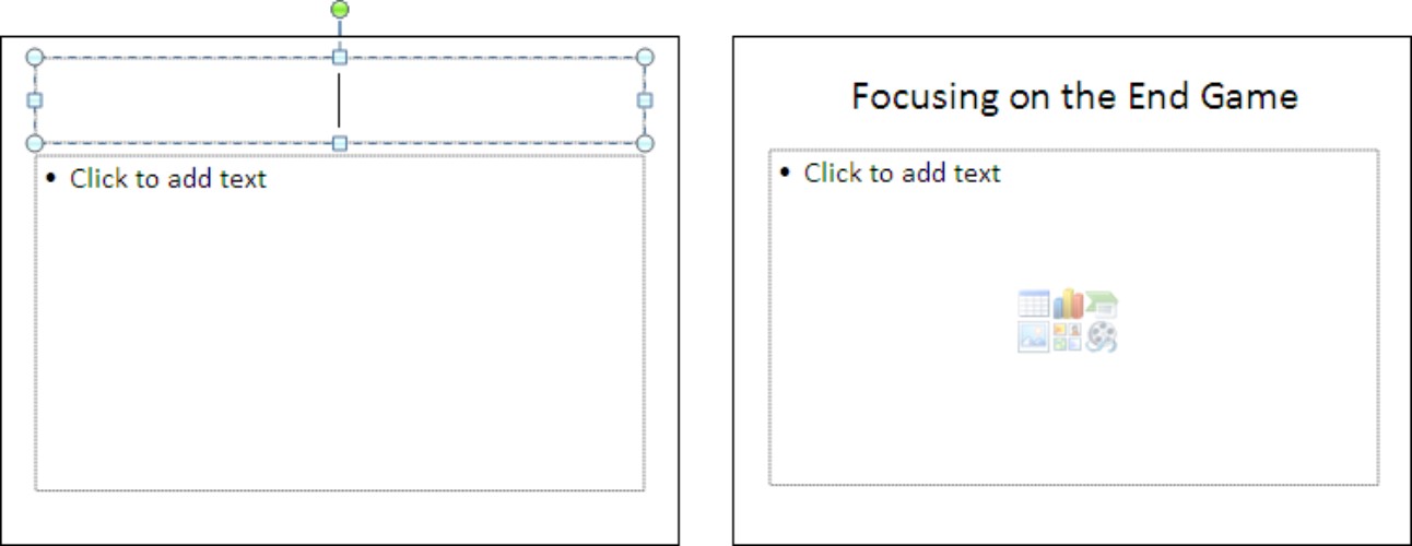 Figure 1-2: Entering text in a text frame.